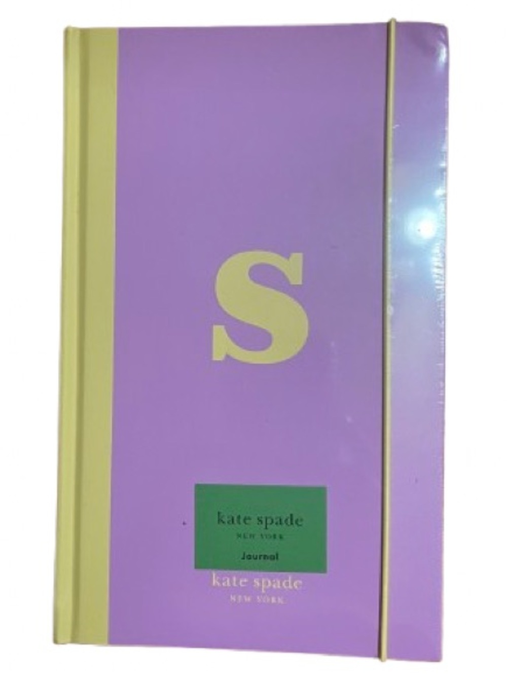NWT Kate Spade Just Mine Bookcloth Monogrammed Journal with Ribbon Bookmark